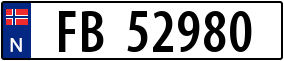 Truck License Plate